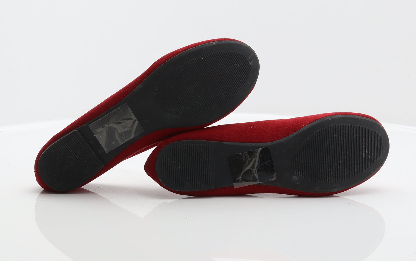 Atmosphere Womens Red Polyester Ballet Flat UK 7 41