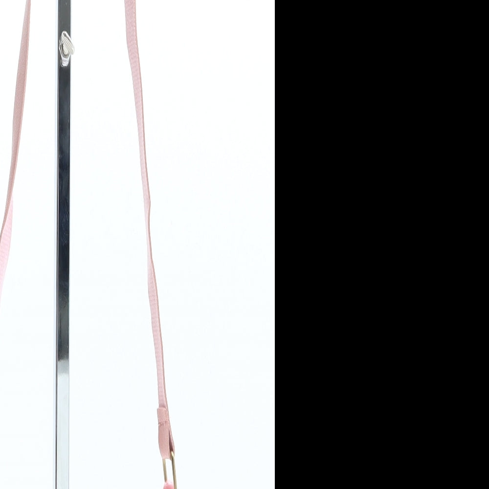 Preworn Womens Pink Polyethylene Shoulder Bag Size Mini