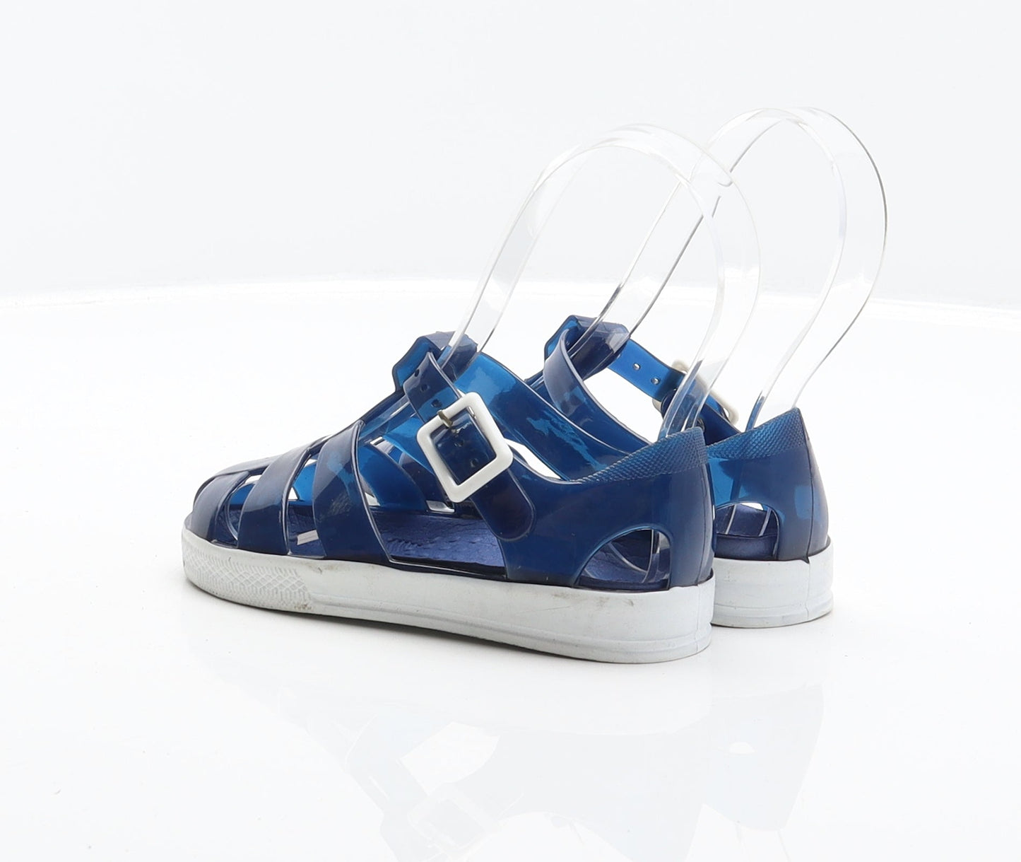 Preworn Boys Blue Synthetic Gladiator Casual UK 7 24