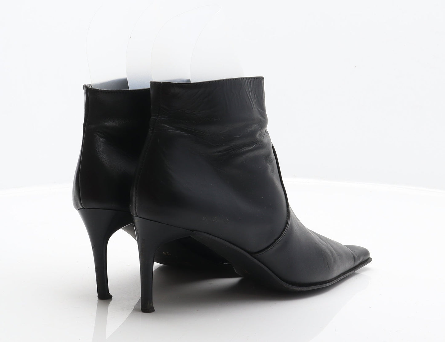 George Womens Black Leather Bootie Boot UK 5.5 39