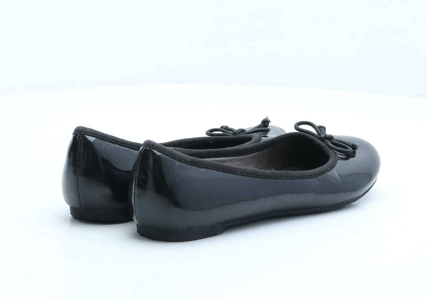Preworn Womens Black Synthetic Ballet Casual UK 3