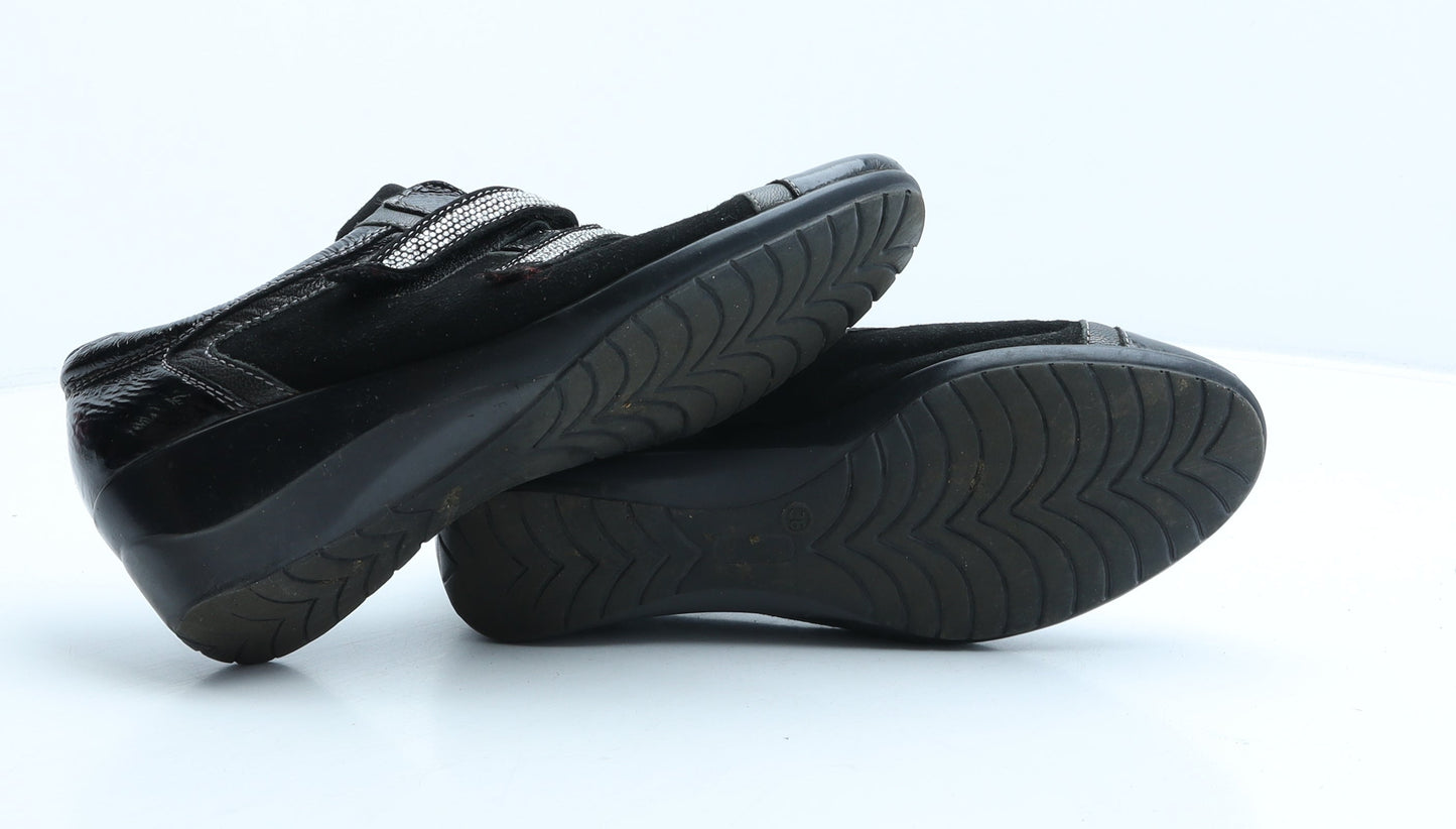 Preworn Womens Black Synthetic Trainer UK 3 36