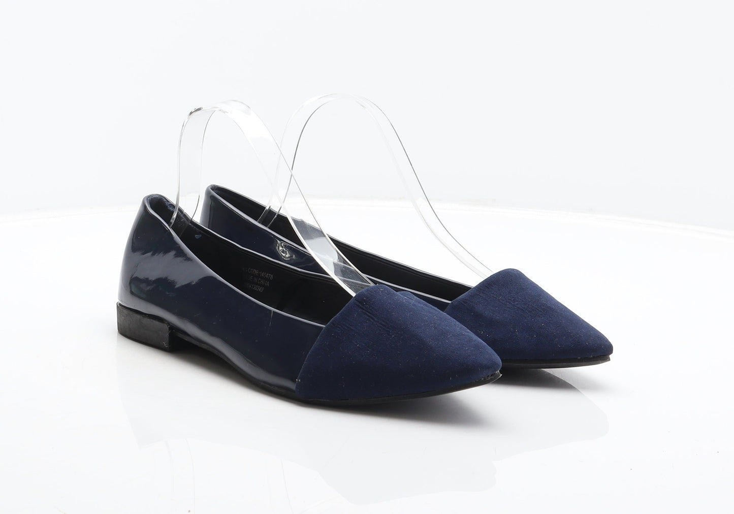 Primark Womens Blue Synthetic Ballet Flat UK 7 40