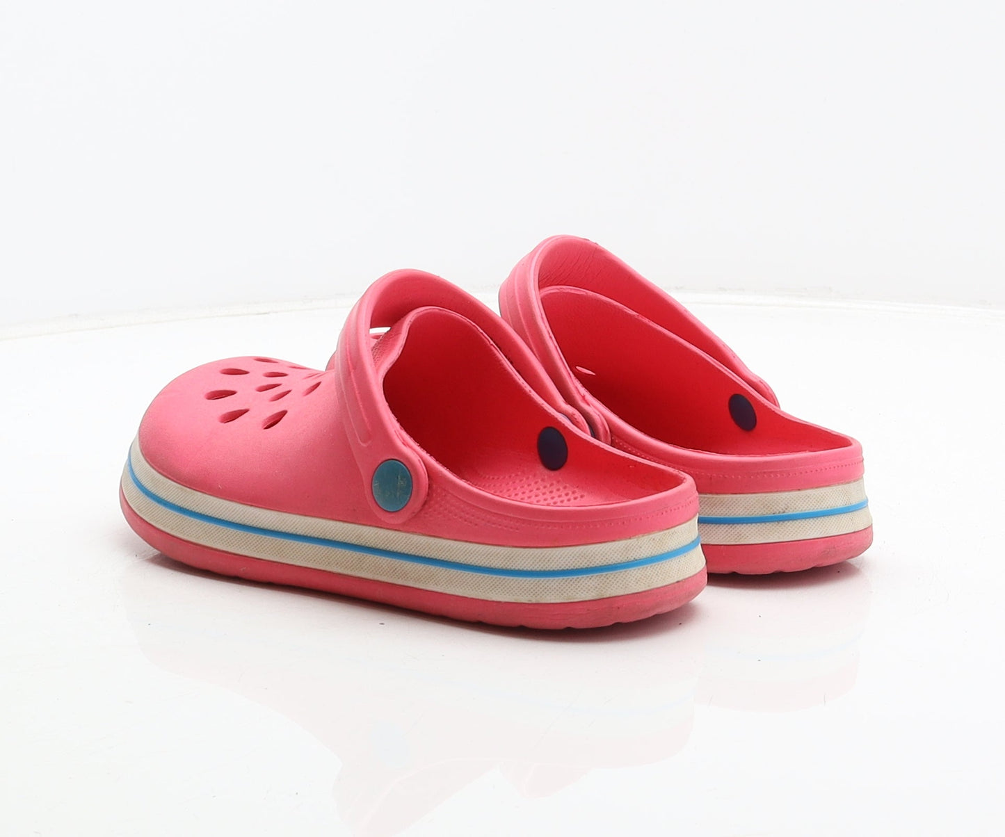 Preworn Girls Pink Synthetic Clog Casual UK 3 36