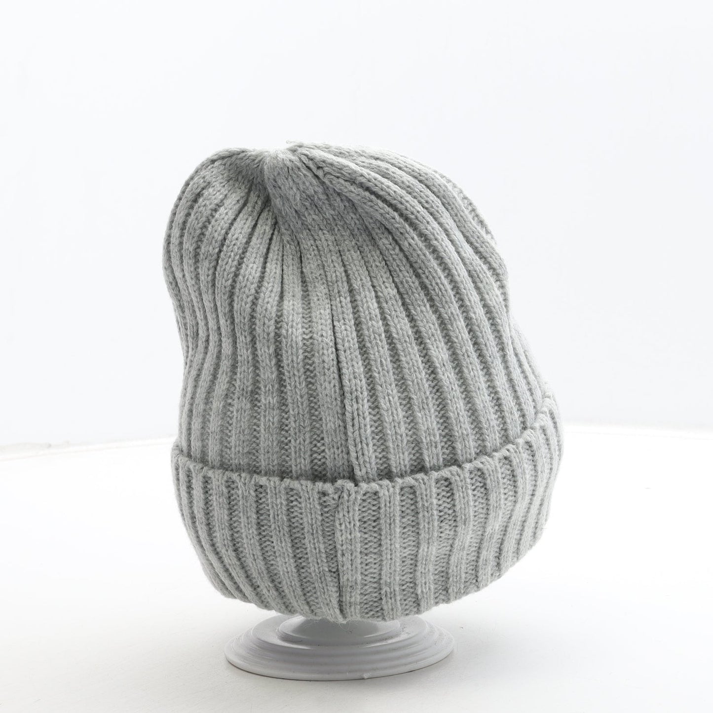 Primark Womens Grey Acrylic Beanie One Size