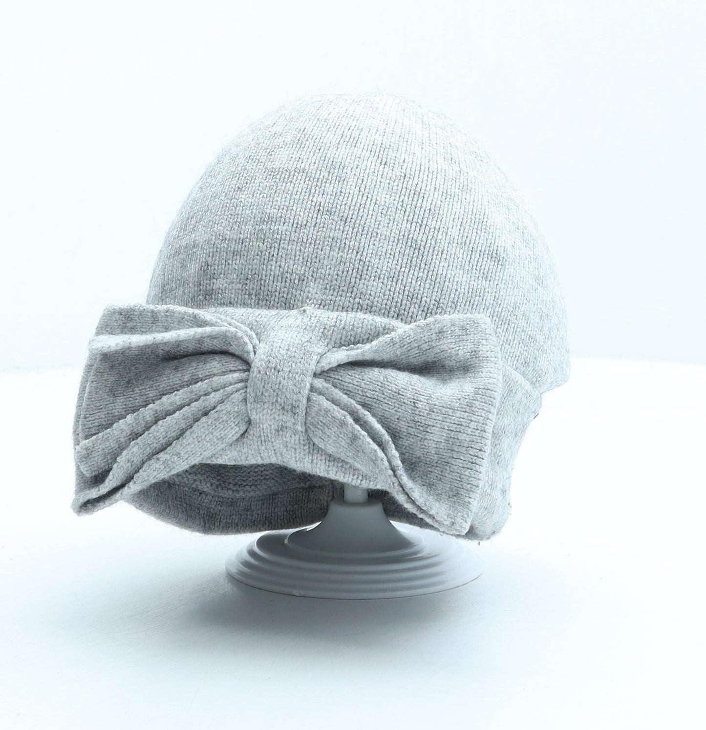 Primark Girls Grey Acrylic Beanie One Size