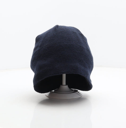 Preworn Mens Blue Acrylic Beanie One Size