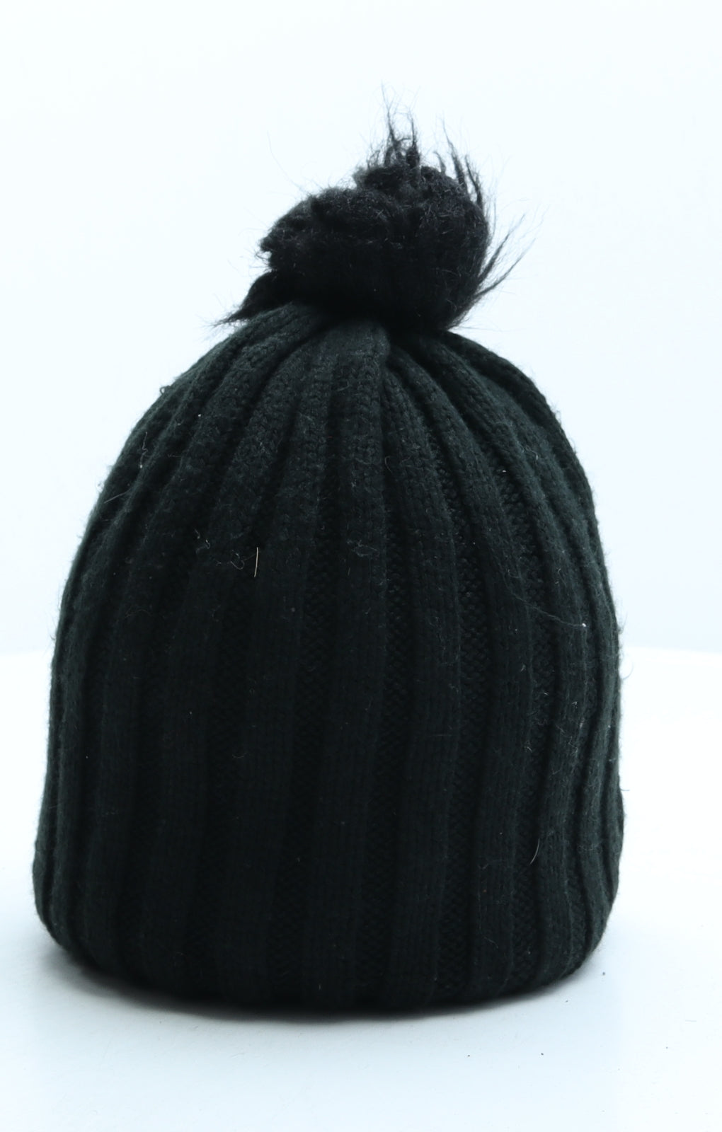 Primark Womens Black Acrylic Bobble Hat One Size