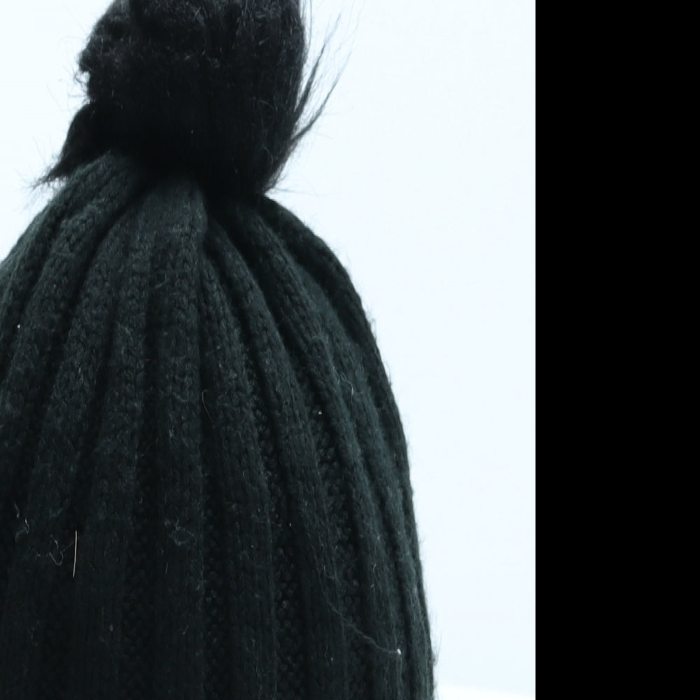 Primark Womens Black Acrylic Bobble Hat One Size