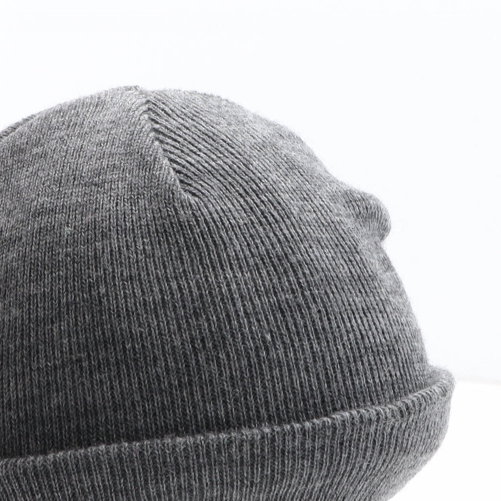 Primark Womens Grey Acrylic Beanie Size M