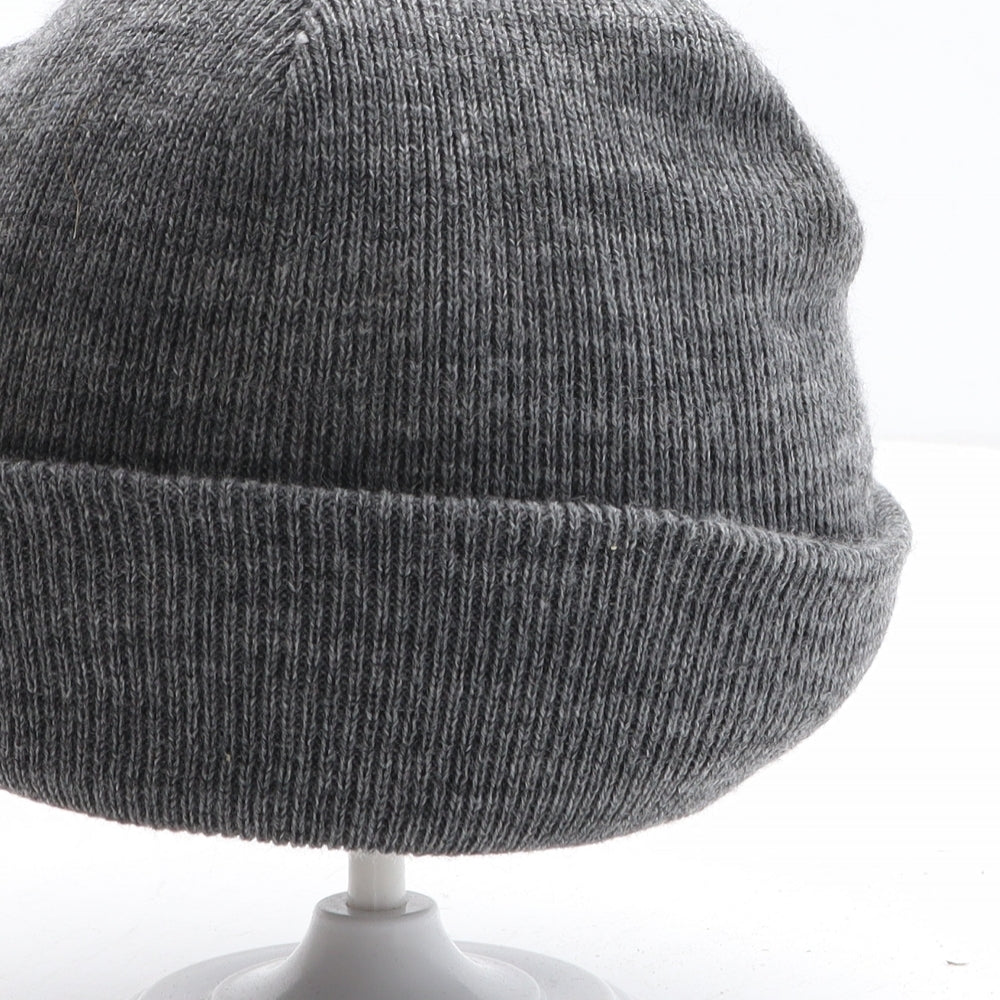 Primark Womens Grey Acrylic Beanie Size M