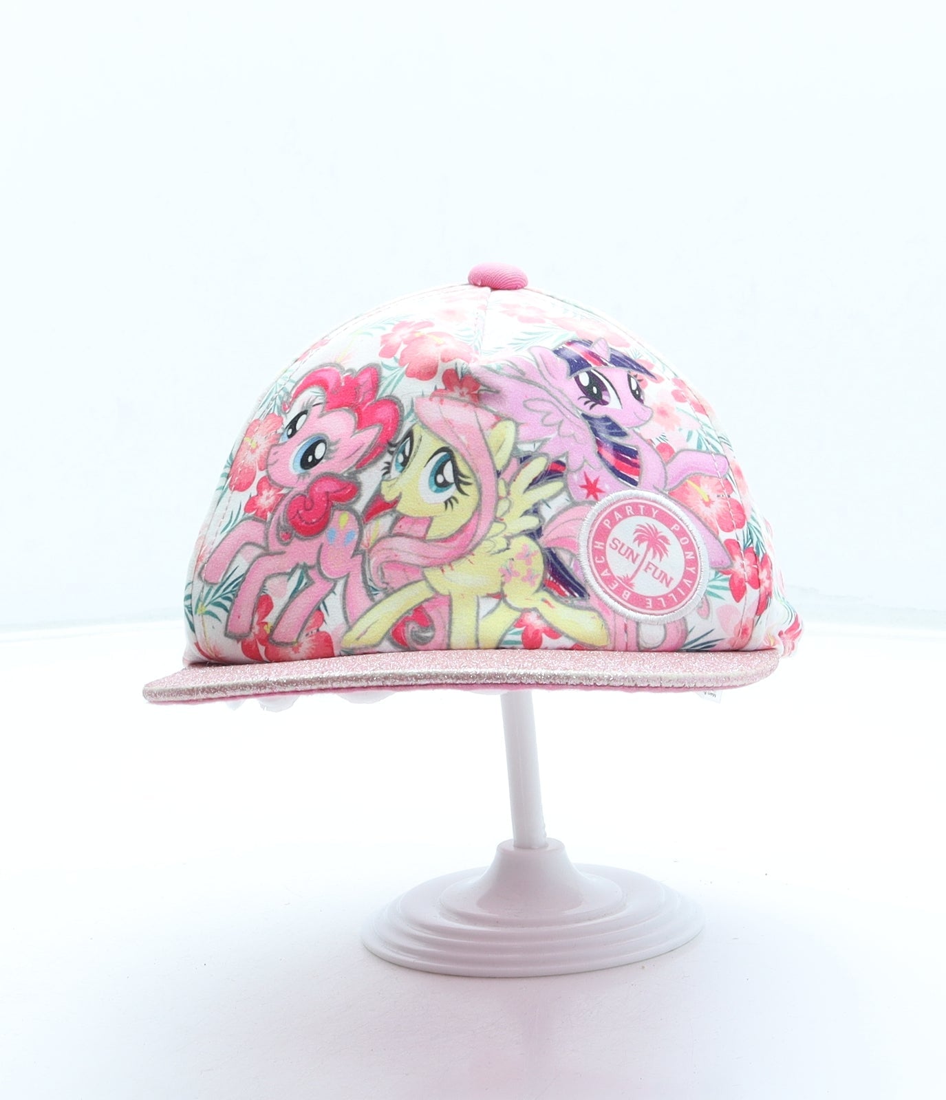 George Girls Pink Geometric Polyester Snapback One Size - My Little Pony