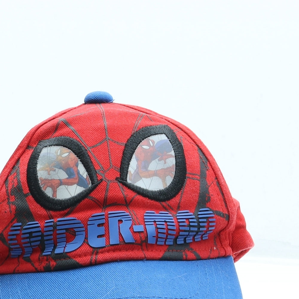 F&F Boys Red Cotton Snapback One Size - Spiderman