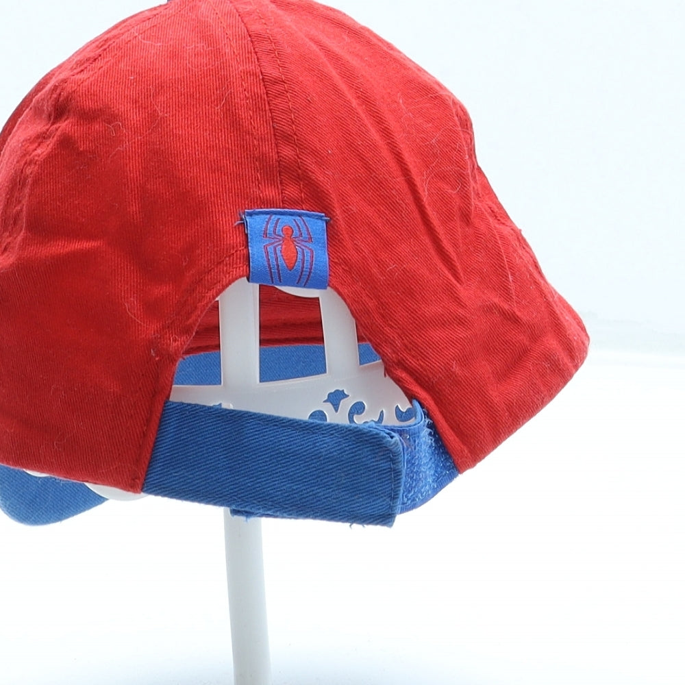 F&F Boys Red Cotton Snapback One Size - Spiderman
