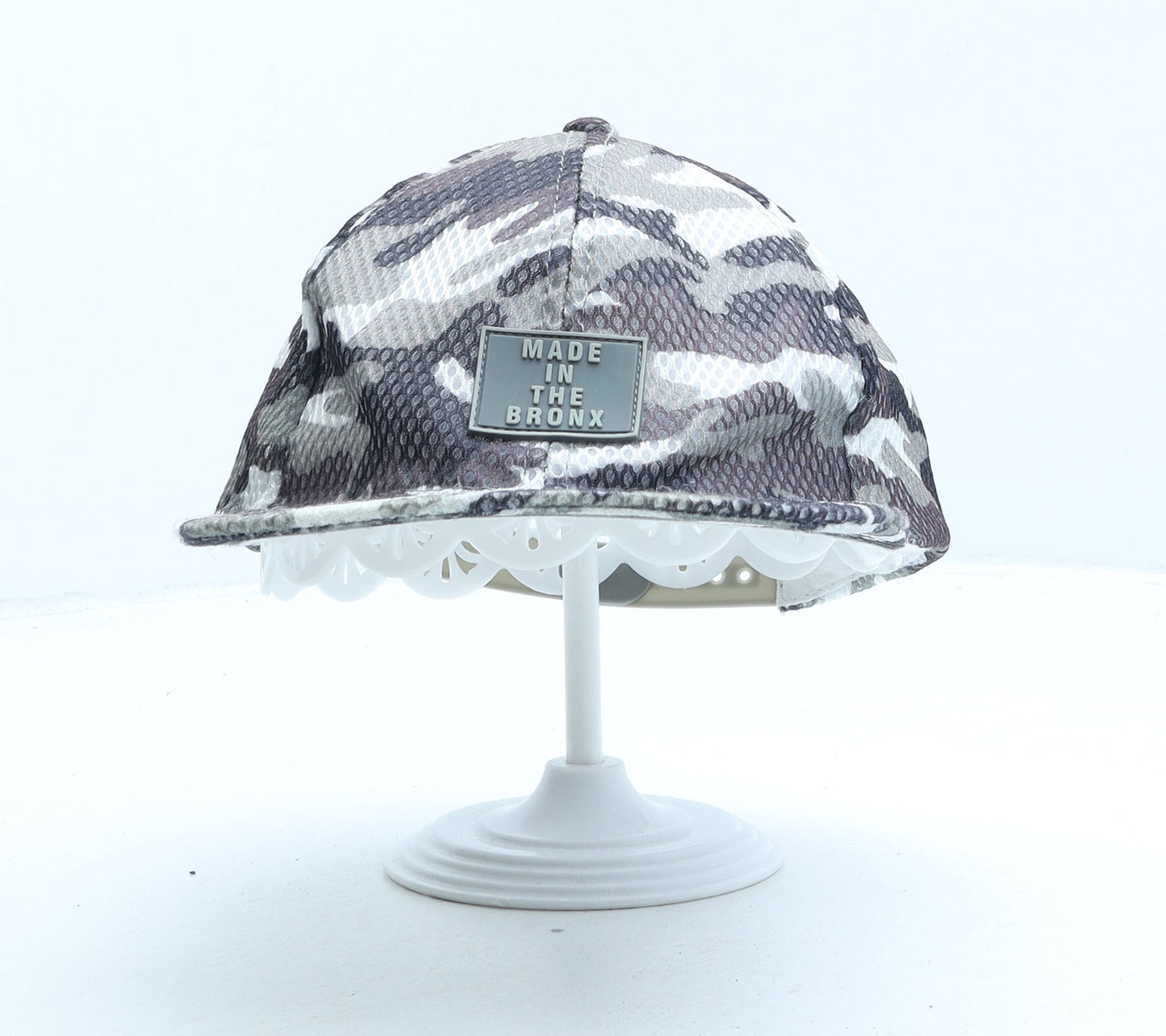 Primark Boys Grey Camouflage Polyester Snapback One Size