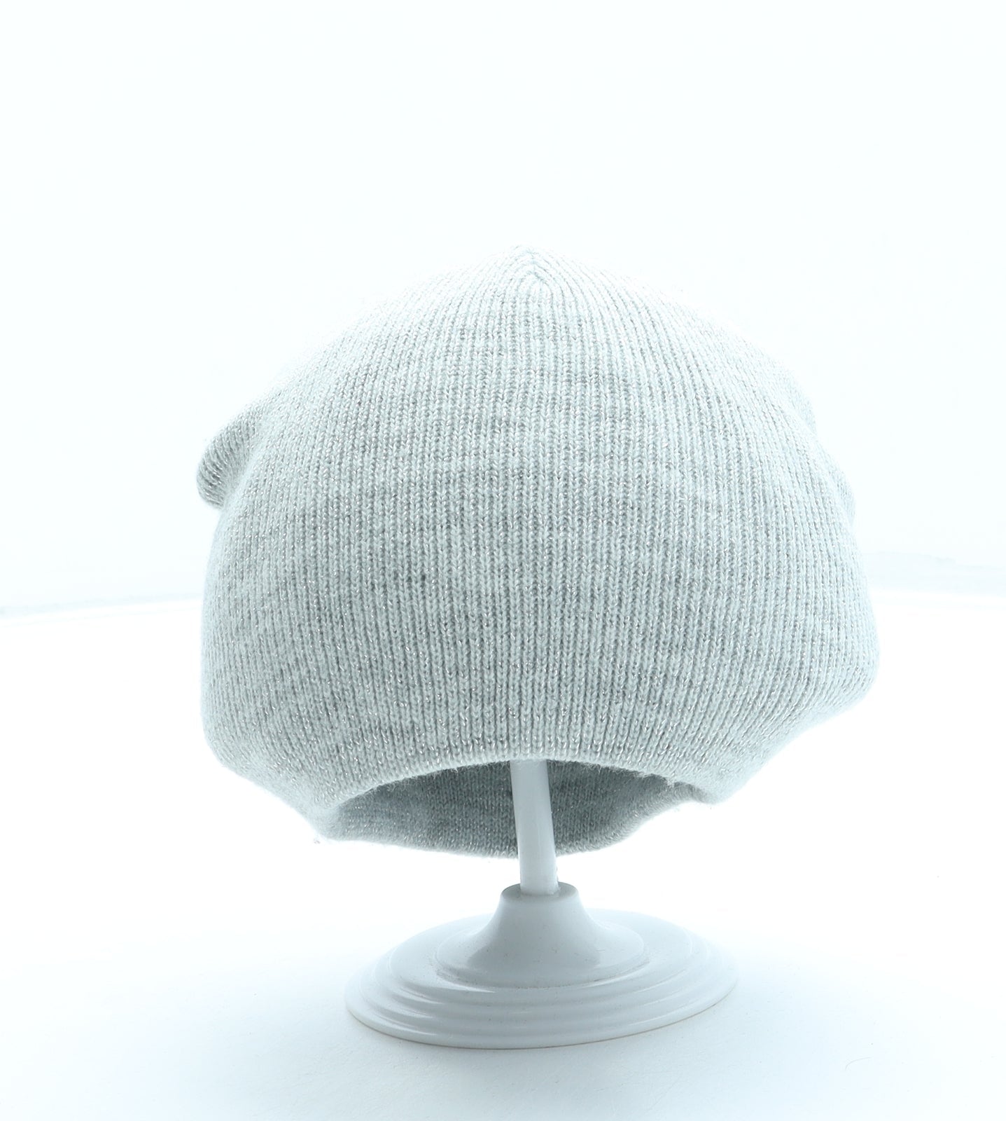 Primark Girls Grey Acrylic Beanie One Size