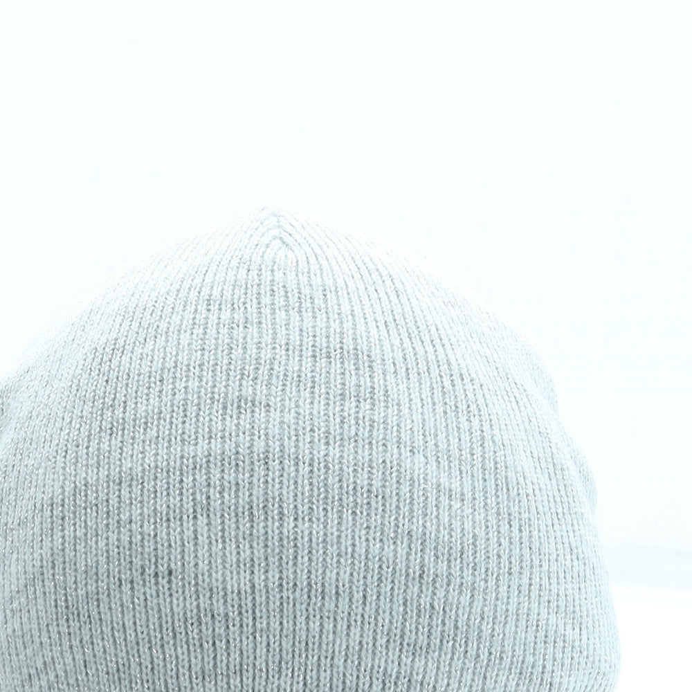 Primark Girls Grey Acrylic Beanie One Size