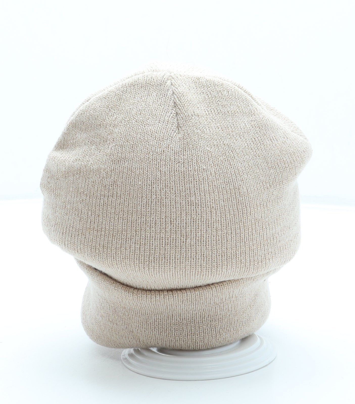 Atmosphere Womens Pink Acrylic Beanie One Size