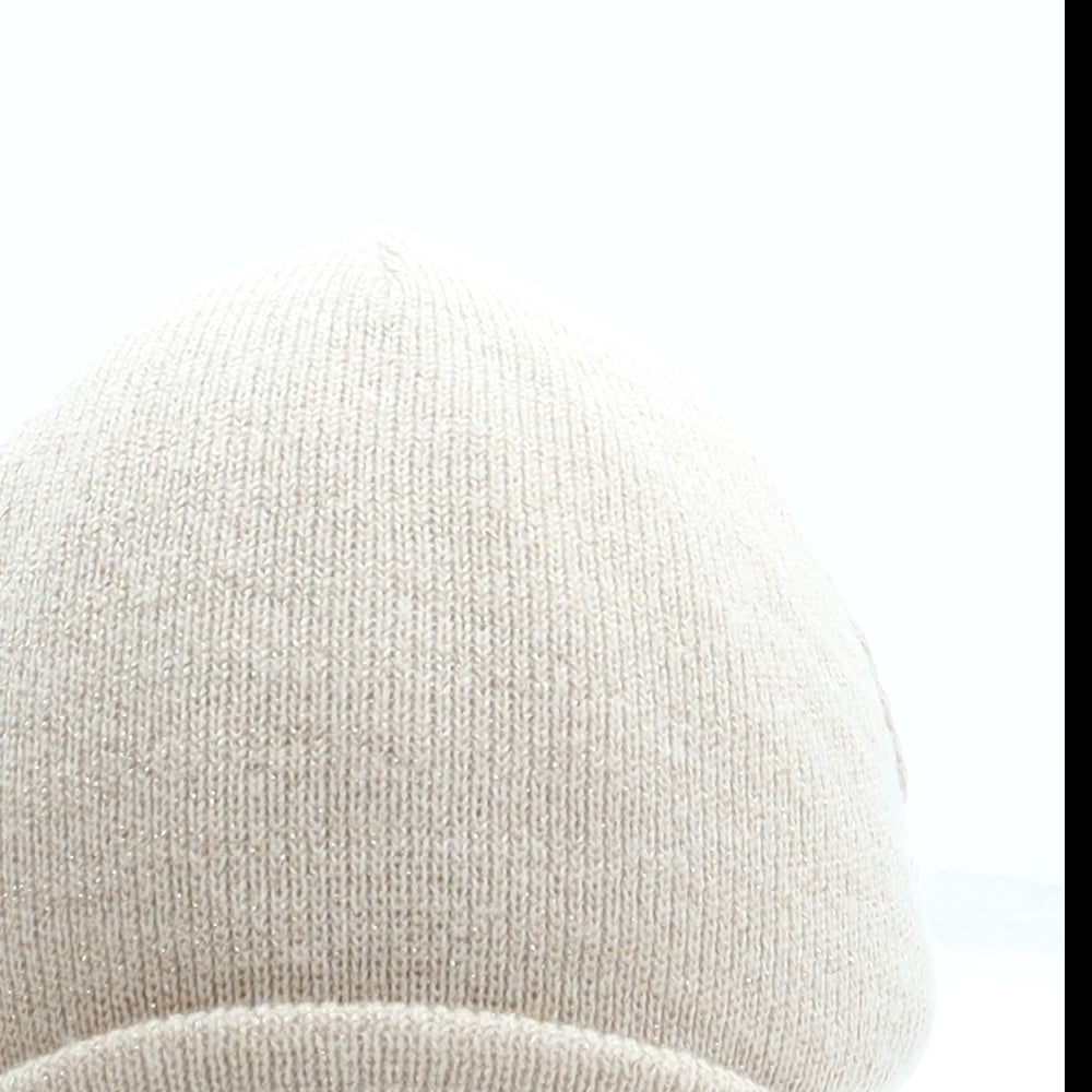 Atmosphere Womens Pink Acrylic Beanie One Size
