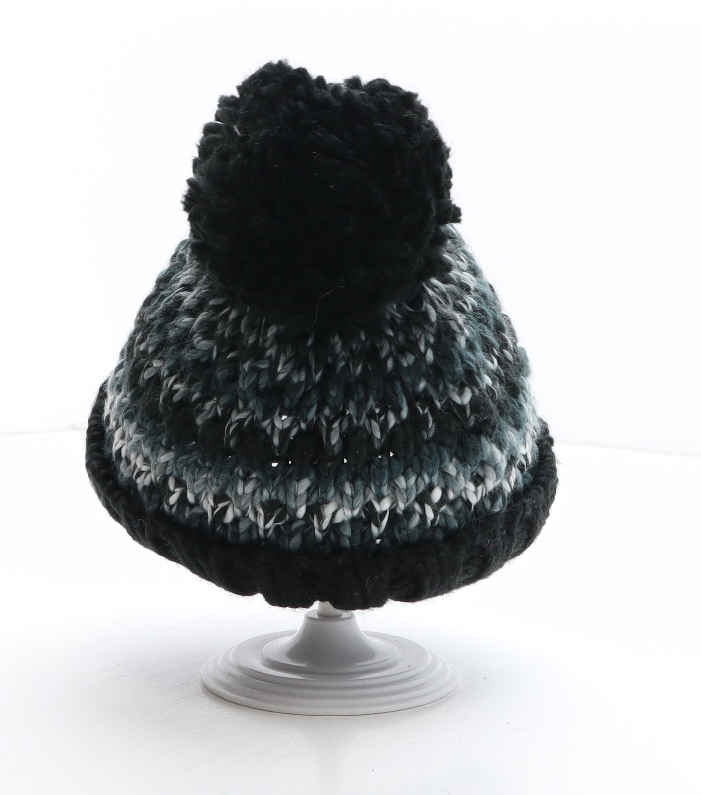 Preworn Boys Multicoloured Acrylic Bobble Hat One Size
