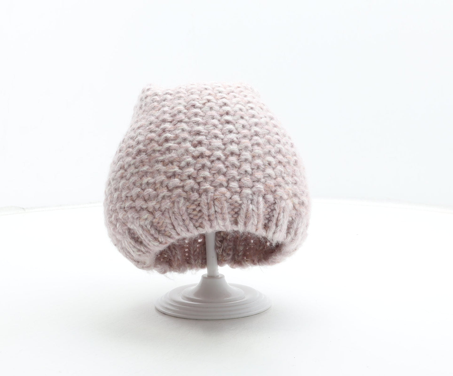 George Womens Pink Acrylic Beanie One Size