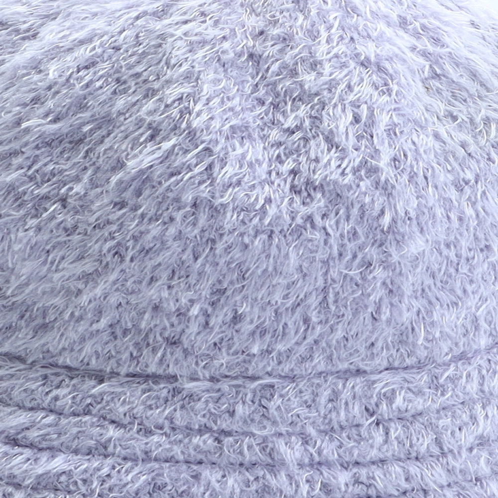 Preworn Womens Purple Polyester Beanie One Size