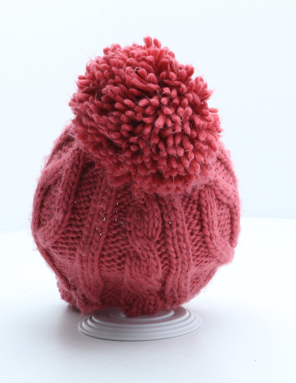 George Girls Pink Acrylic Bonnet One Size