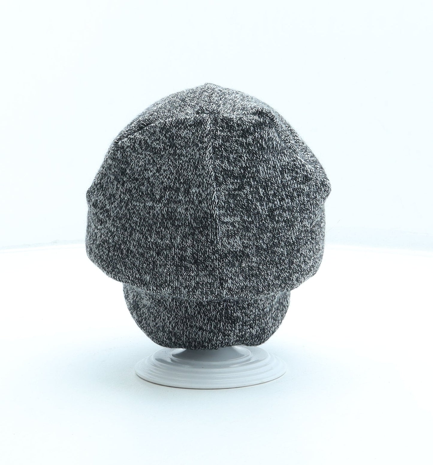 PEP&CO Mens Grey Acrylic Beanie One Size