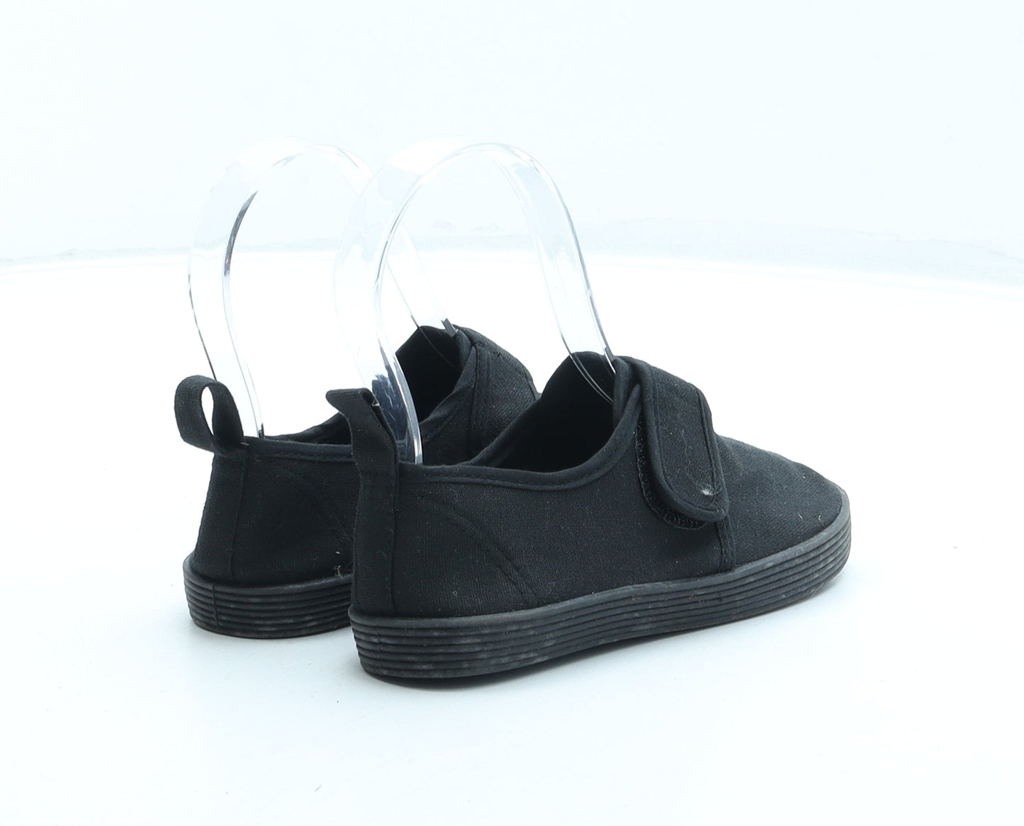 Preworn Boys Black Polyester Trainer UK 9