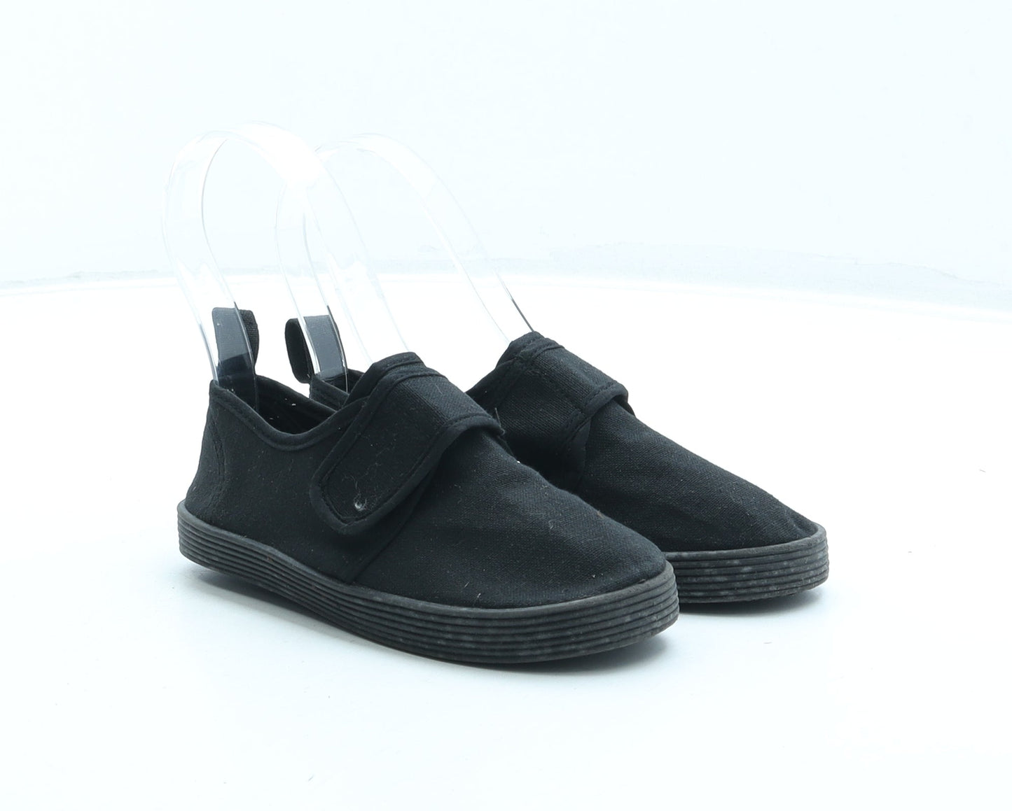 Preworn Boys Black Polyester Trainer UK 9