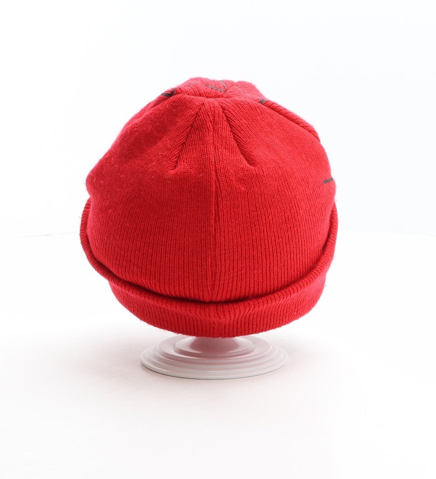 George Boys Red Acrylic Beanie One Size - Hidden Panel, Spiderman, Marvel
