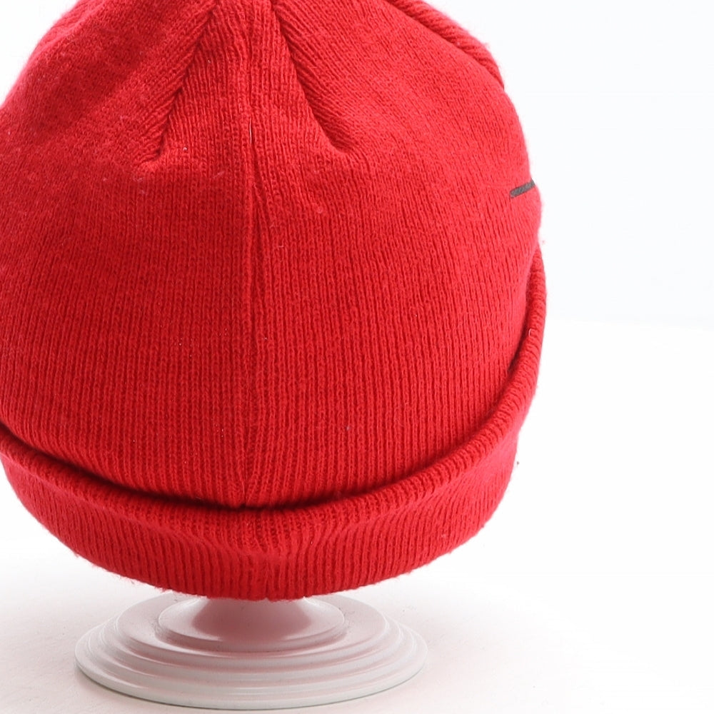 George Boys Red Acrylic Beanie One Size - Hidden Panel, Spiderman, Marvel
