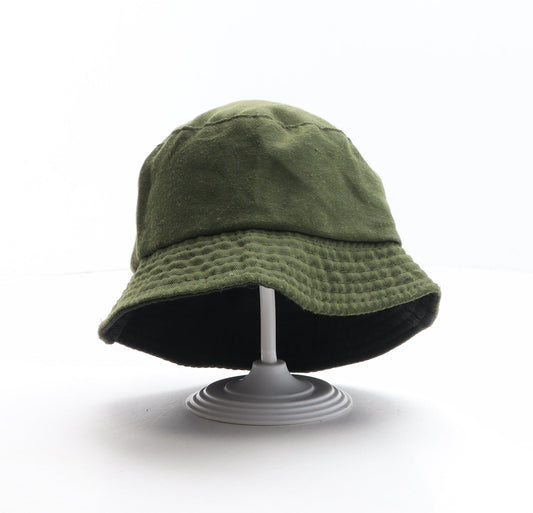 Preworn Boys Green 100% Cotton Bucket Hat One Size