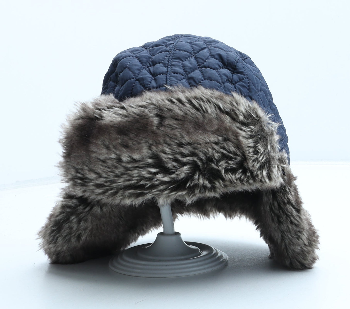 F&F Boys Blue Polyester Trapper Hat One Size