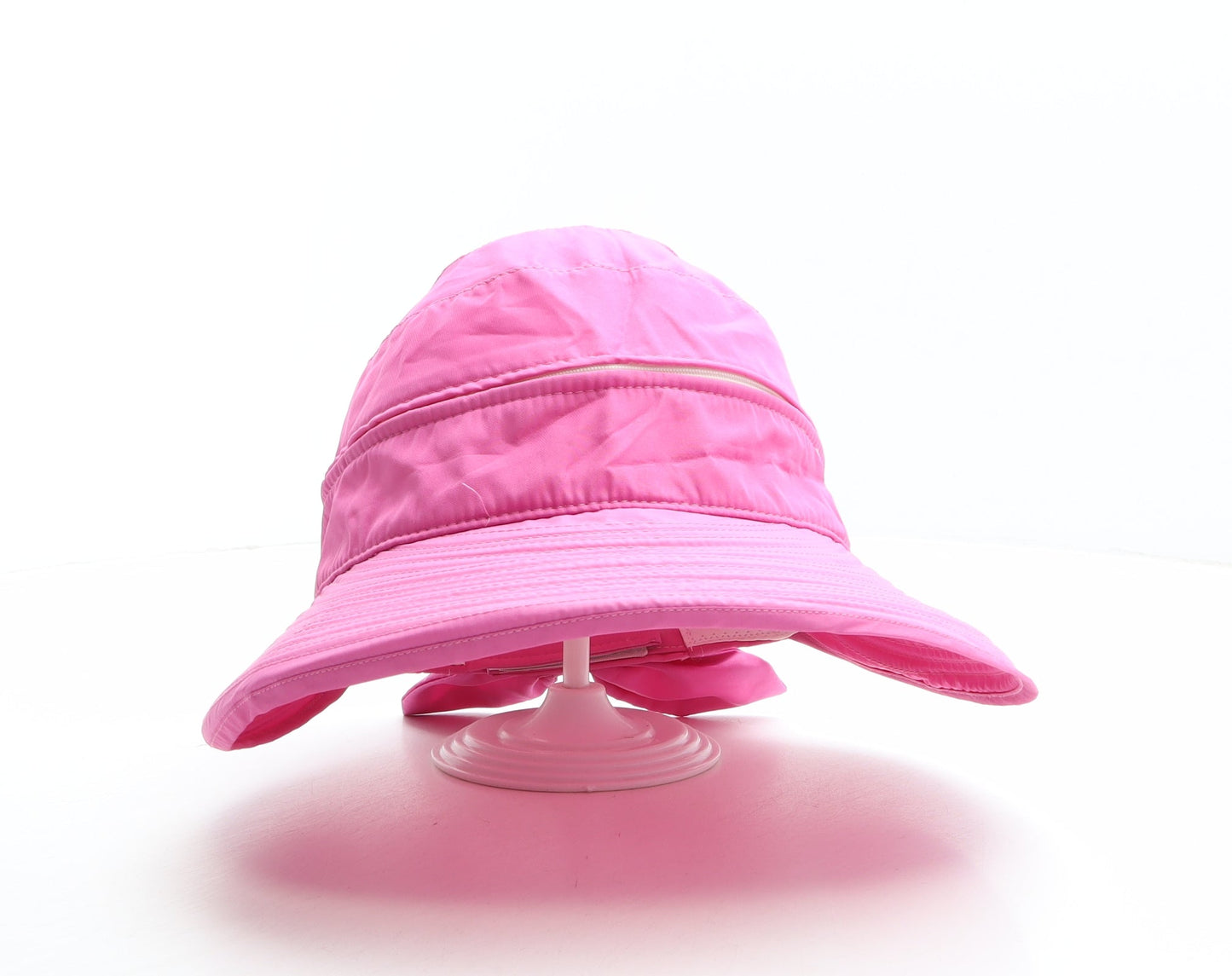 Preworn Womens Pink Polyester Visor One Size