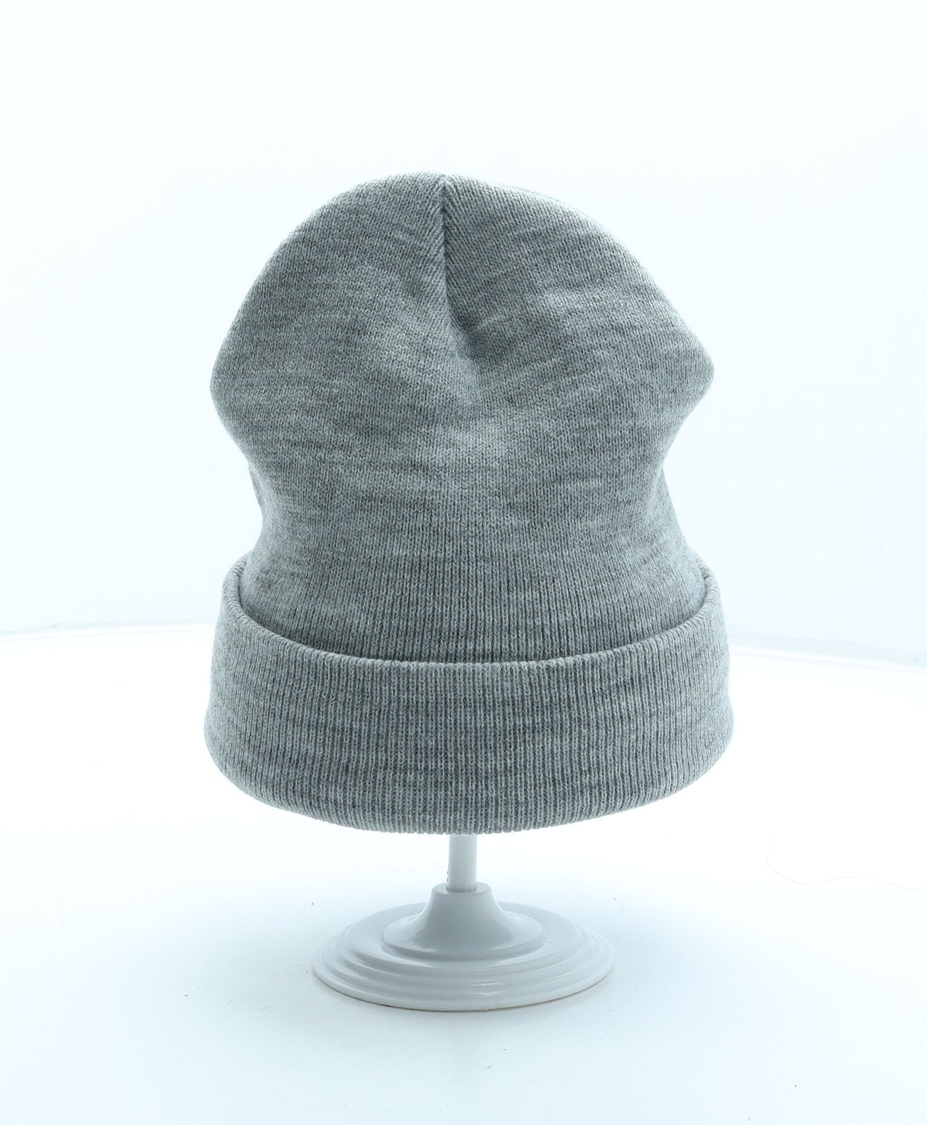 Atmosphere Womens Grey Acrylic Beanie One Size
