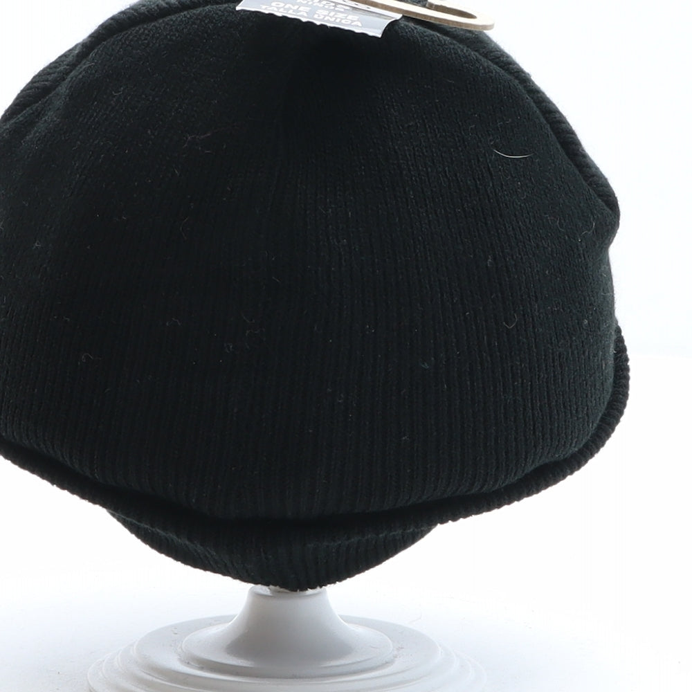 PEP&CO Boys Black Acrylic Beanie One Size - #FUTURE