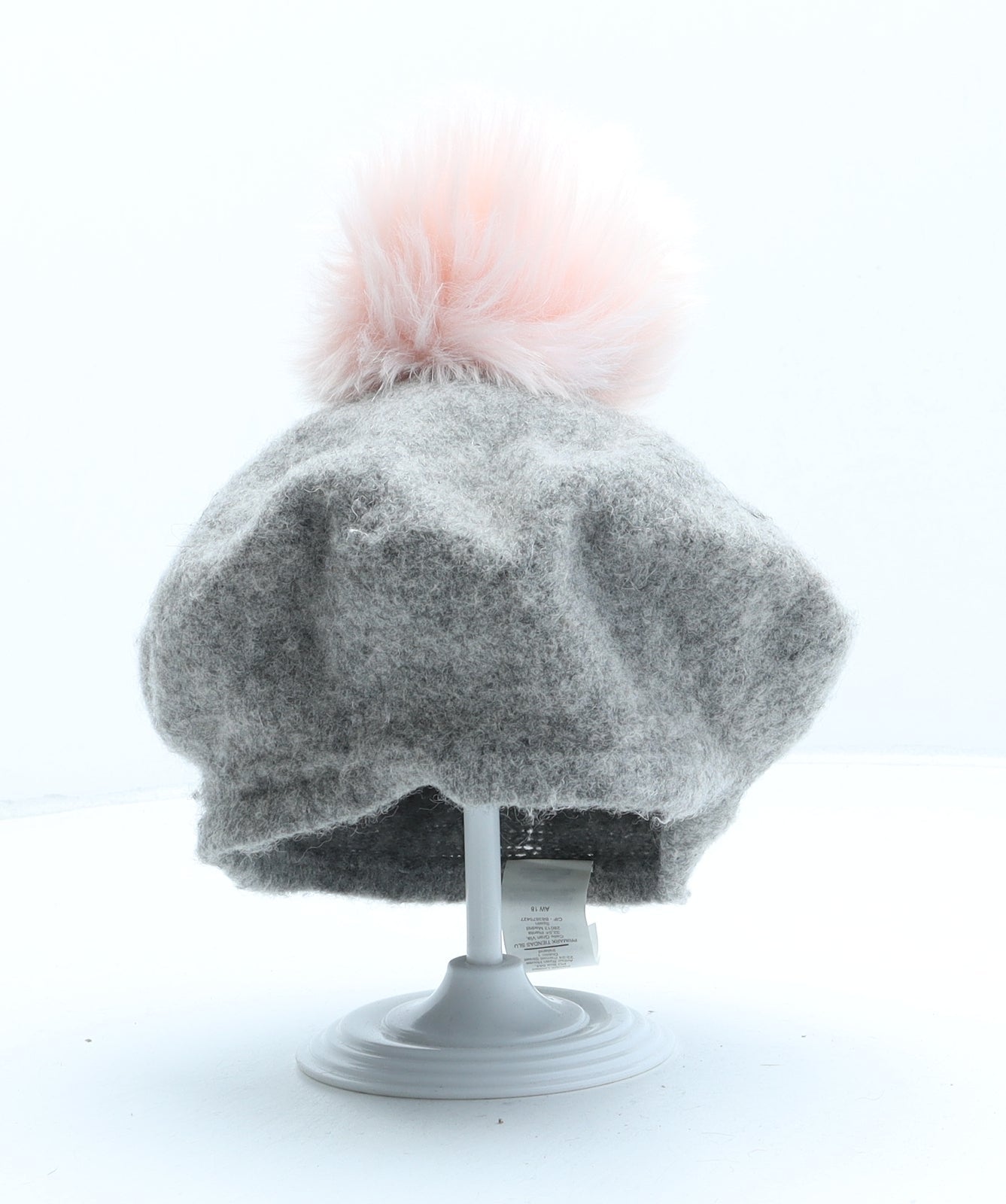 Primark Girls Grey Wool Beret Size S