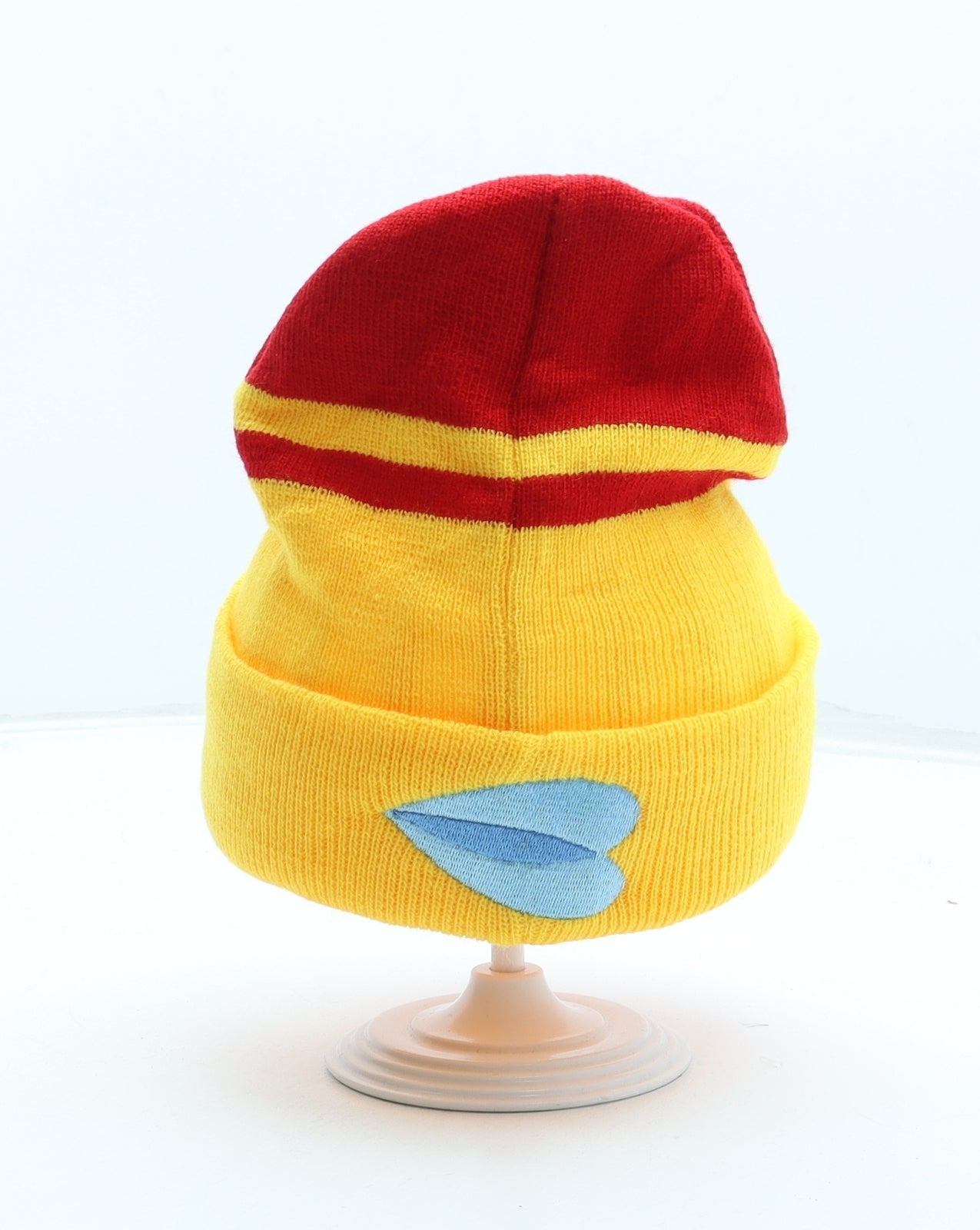 Preworn Boys Yellow Acrylic Beanie One Size - Bumble Bee