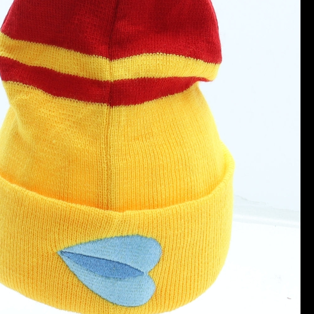 Preworn Boys Yellow Acrylic Beanie One Size - Bumble Bee