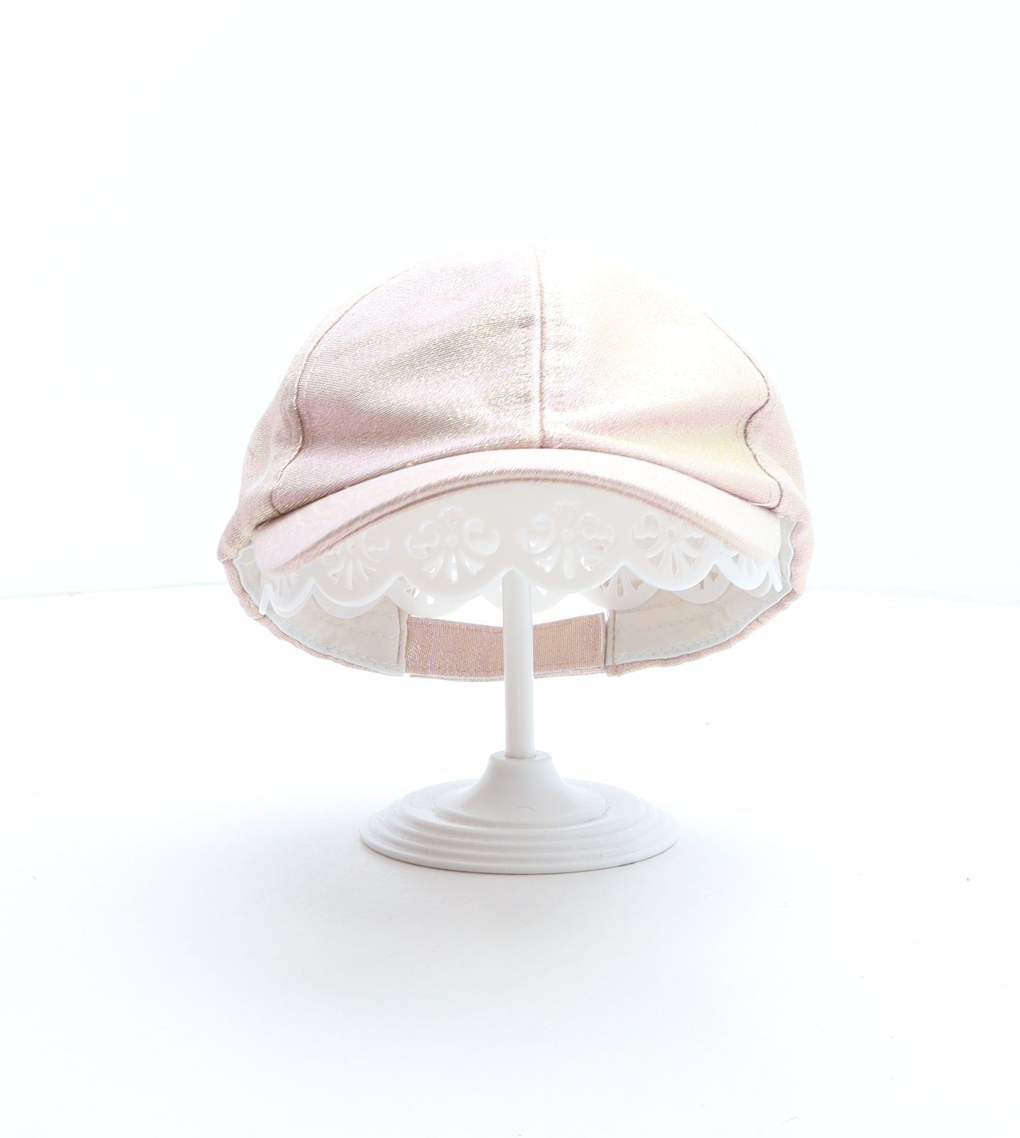 Primark Girls Pink Viscose Baseball Cap One Size - Size 10+ years