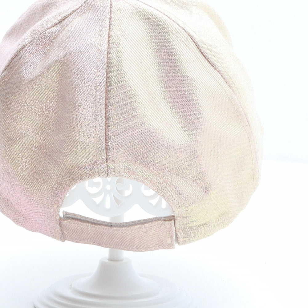 Primark Girls Pink Viscose Baseball Cap One Size - Size 10+ years