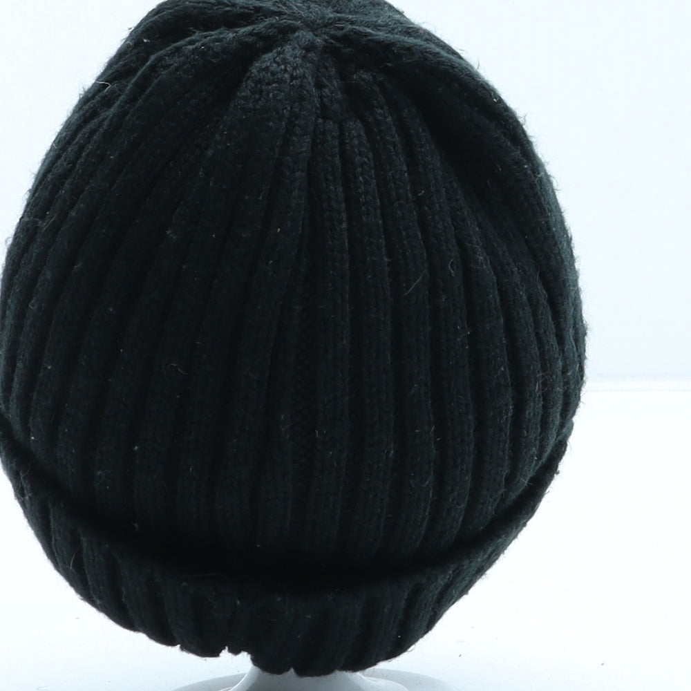 George Boys Black Acrylic Beanie One Size