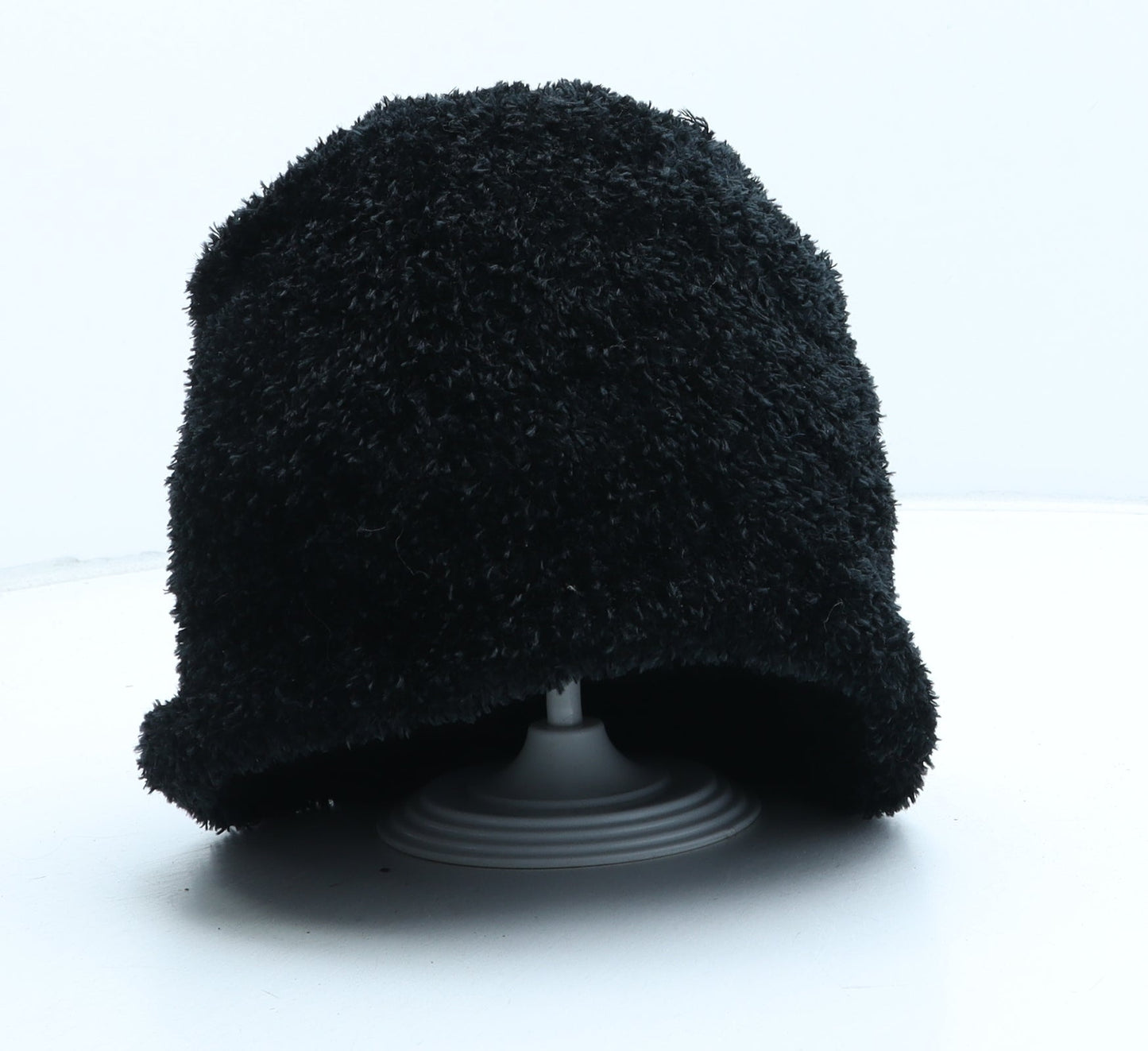 Preworn Womens Black Polyester Beanie One Size