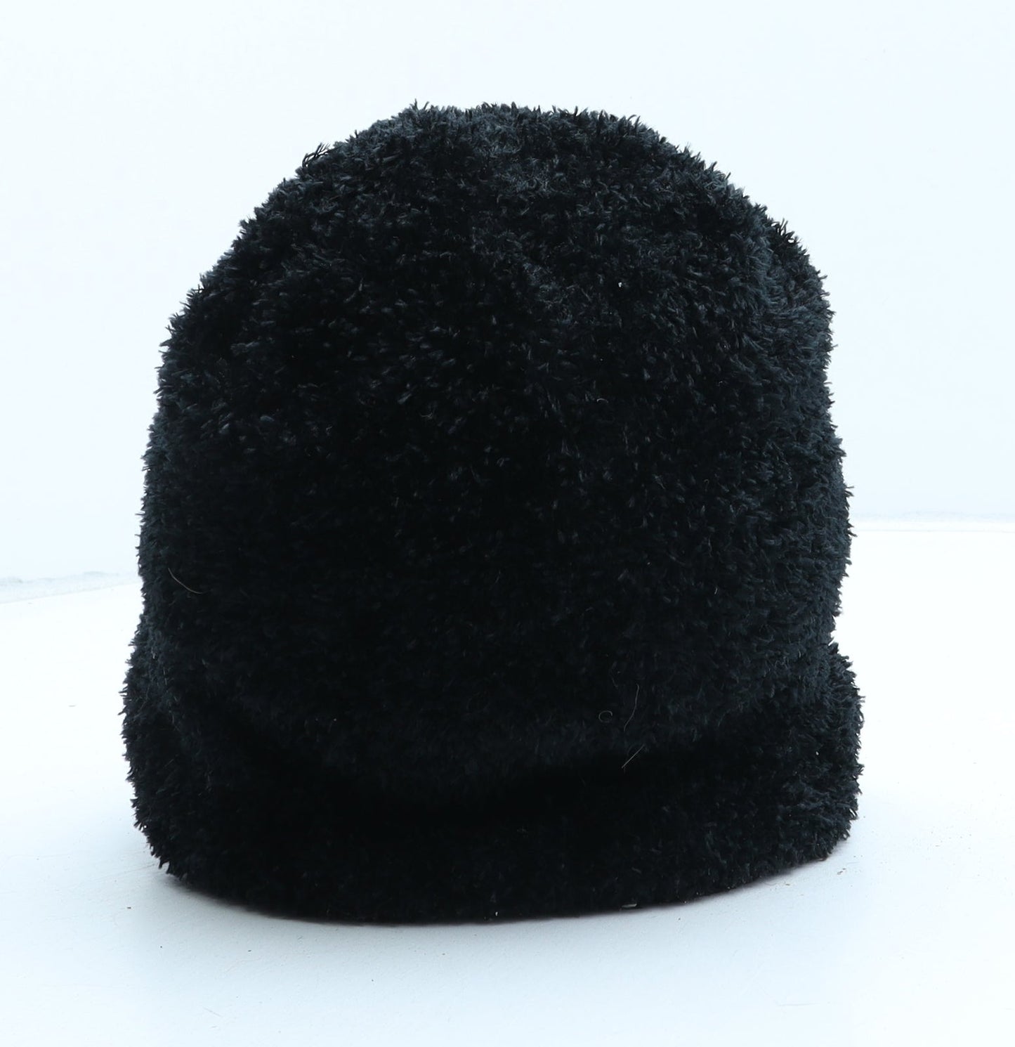 Preworn Womens Black Polyester Beanie One Size