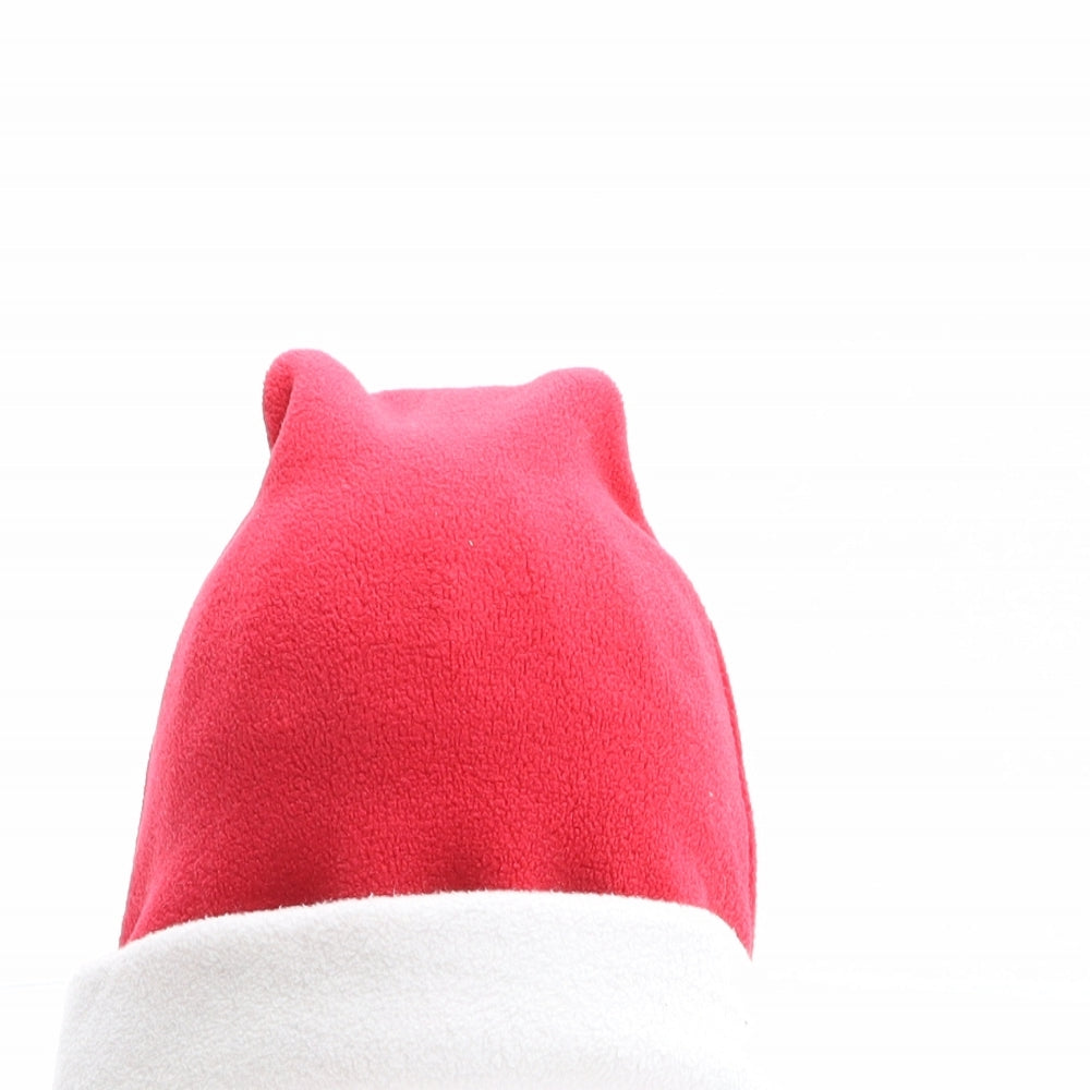 George Boys Red Polyester Bobble Hat One Size - Size 12-18 months, Santa Hat, Christmas