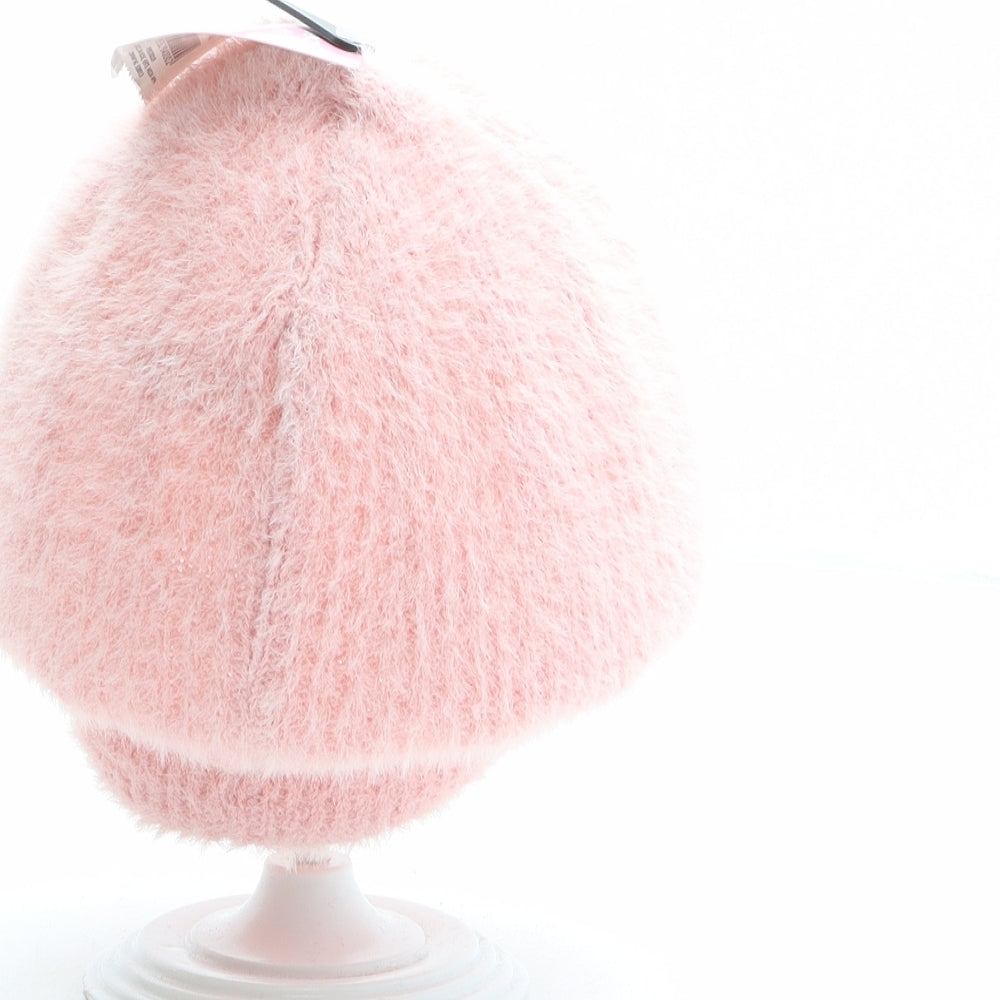 PEP&CO Girls Pink Polyamide Beanie One Size