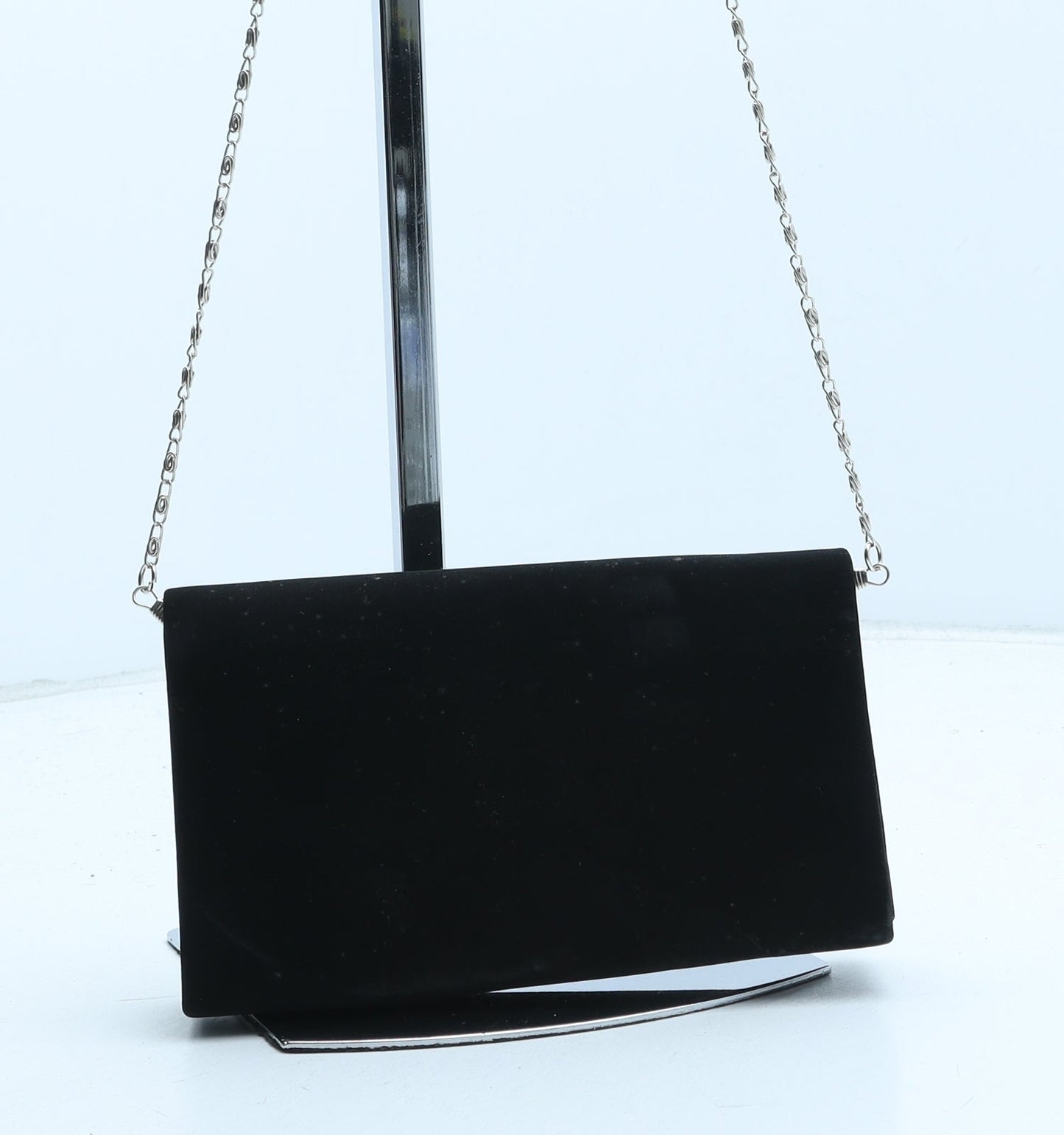 Preworn Womens Black Polyester Crossbody Size Small