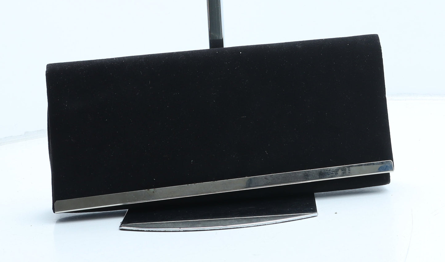 Preworn Womens Black Polyester Clutch Size Small