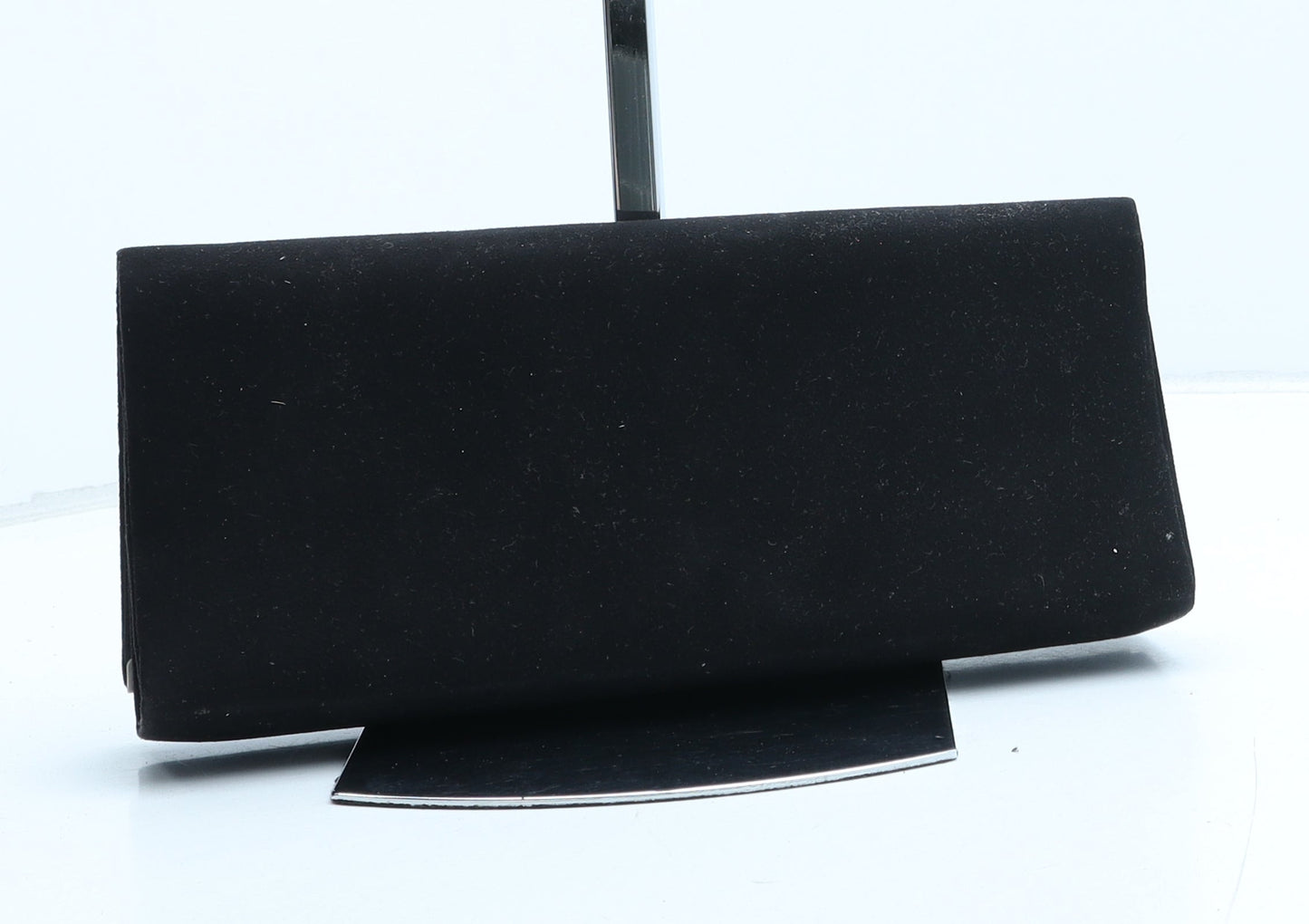 Preworn Womens Black Polyester Clutch Size Small